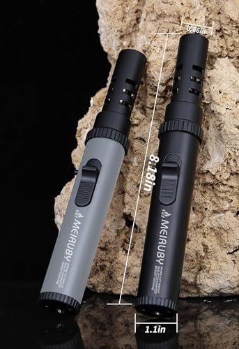 MEIRUBY Gray Lightsaber Torch Lighter Windproof Flame Gift for Men Dad