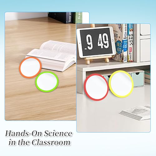 5 Pcs Unbreakable Plastic Mirrors for Kids, 4.8-Inch Round Safe Craft Mirrors