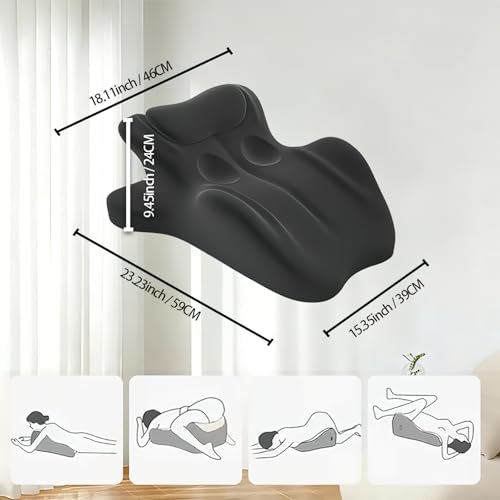 Breathable Memory Foam Support Pillow - Multifunctional Large Size