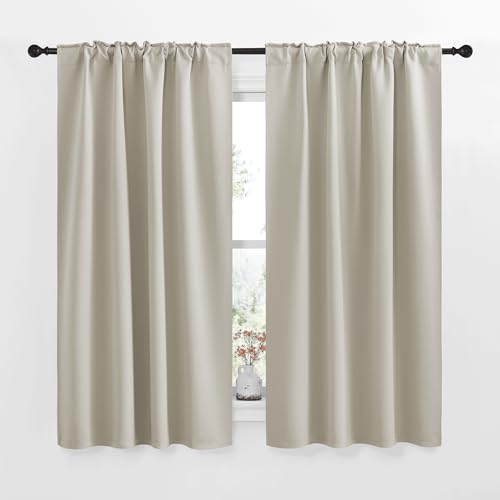 Blackout Curtains for Nursery, 34" x 48", Set of 2 Panels