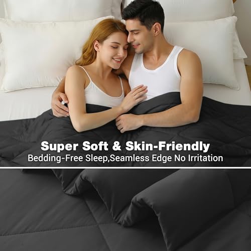 Cooling Blanket for Hot Sleepers - Lightweight Summer Comforter, Queen Size 90x90 inches