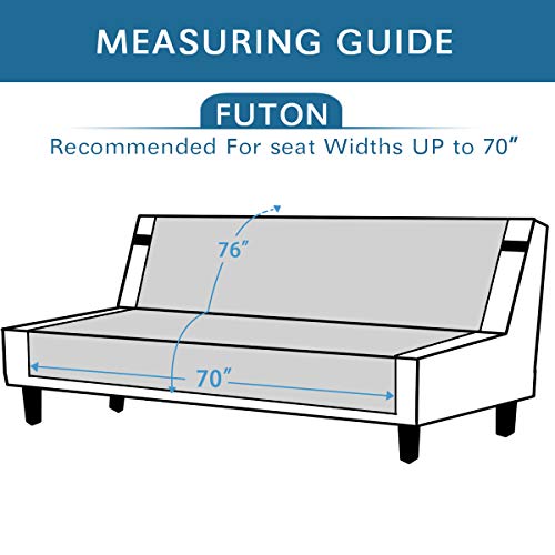Reversible Futon Cover - Water Repellent Sofa Slipcover 70"