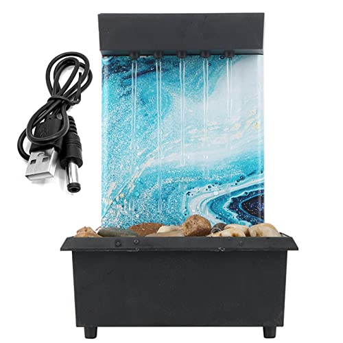 Tabletop Stone Fountain Indoor Water Feature for Relaxation & Decor