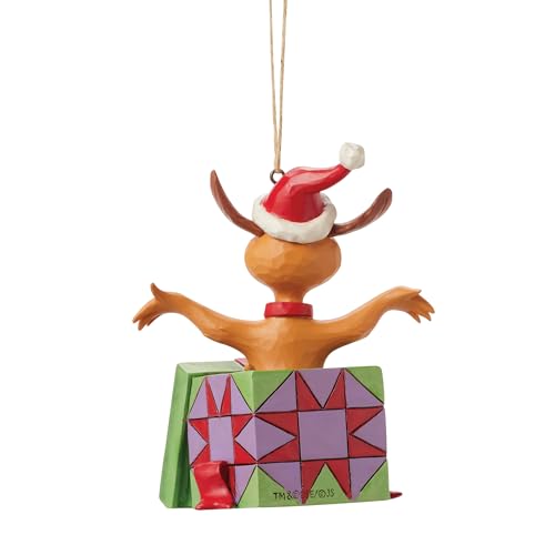 Jim Shore Dr. Seuss Grinch Max Hanging Ornament - Holiday Tree Decor