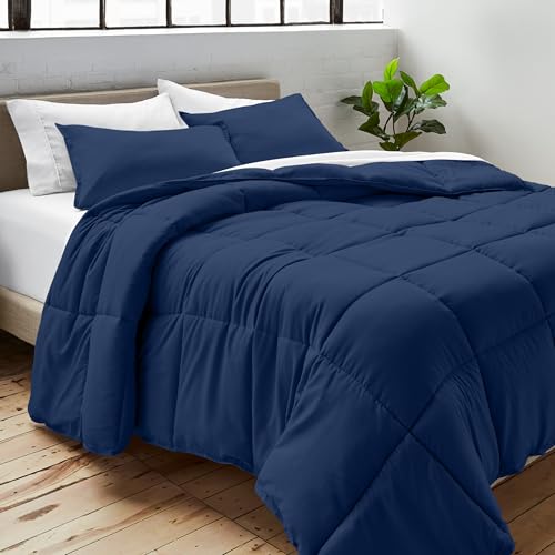 Bare Home Down Alternative Duvet Insert Comforter - Twin/Twin XL, Dark Blue