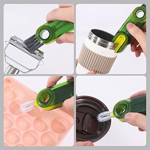 3-in-1 Cup Lid Gap Cleaning Brush Set - Multifunctional Bottle & Crevice Cleaner