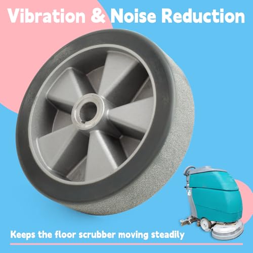 Drive Wheel with Taper for Floor Scrubber, Replaces 1218750 1039655 1214595