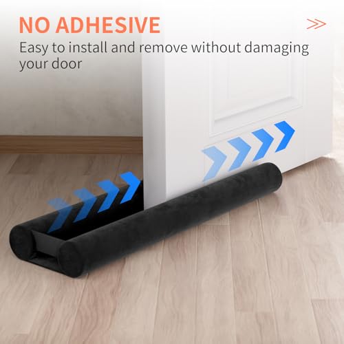 Under Door Draft Stopper - Adjustable 29-35 Inch Noise & Wind Blocker