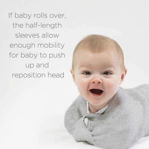 SwaddleDesigns Transitional Swaddle Sack, Arms Up Cotton Sleep Bag