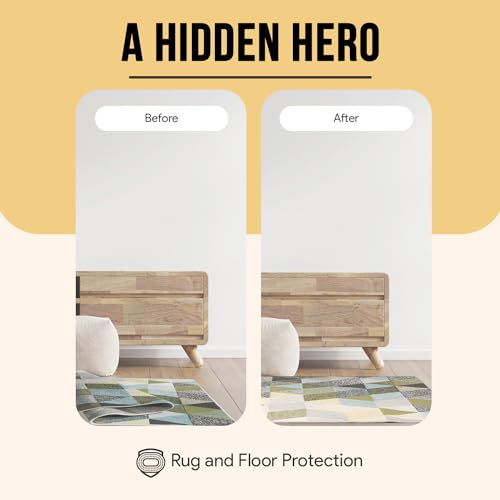 Non-Slip Area Rug Pad 4x6 Feet - Anti-Slip Grip for Hardwood Floors