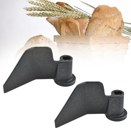 2 Pcs Bread Maker Kneading Paddles Stainless Steel Non-Stick Blades - Compatible Models
