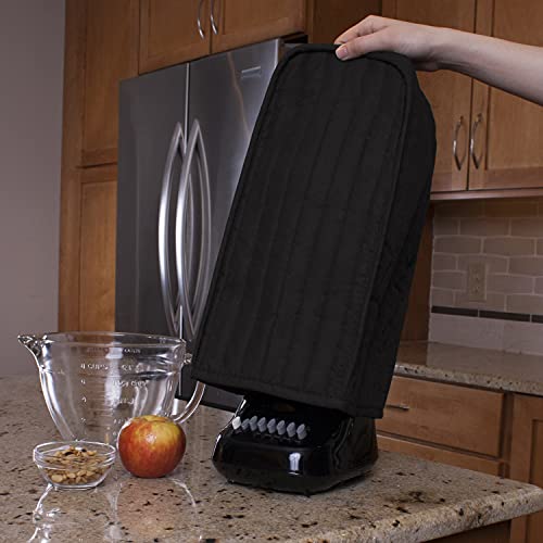 RITZ Black Quilted Blender Cover - Fits Most Standard Blenders, Appliance Protector