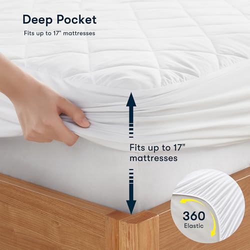 Queen Heated Mattress Pad with Dual Zone Comfort & 10 Heat Settings
