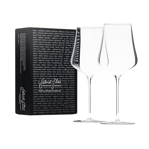 Universal Crystal Wine Glasses, 16 oz Set of 2, Dishwasher Safe