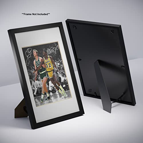 Signed Magic Johnson & Larry Bird Autographed Wall Art - 8x10 Sports Memorabilia