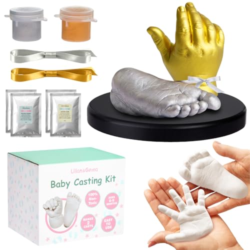 Baby Hand and Foot Casting Kit - 3D Plaster Mold Newborn Keepsake