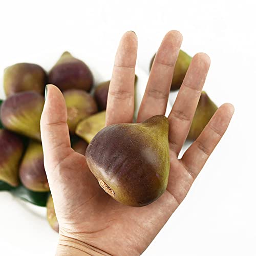 Fake Figs - 6pcs Lifelike Artificial Fruit for Home Decor