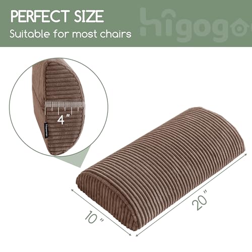 Memory Foam Lumbar Support Pillow for Recliner & Couch - Pain Relief