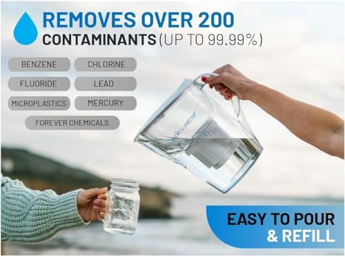 Replacement Water Pitcher Filter Cartridge - Fluoride & Lead (100 Gal)