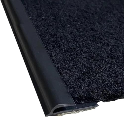 10ft Carpet Transition Strip - Gray Waterproof Self-Adhesive Edge Trim for Rugs & Floor Edges