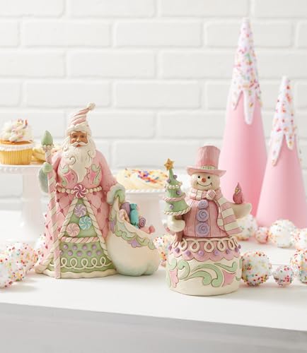 Jim Shore Heartwood Creek Santa Figurine with Sweets, 9.45 Inch Christmas Decor