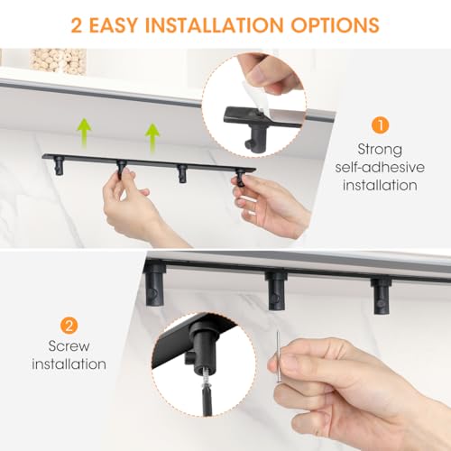 Metal Stand Mixer Attachment Holder - 4-Hook Kitchen Storage Organizer