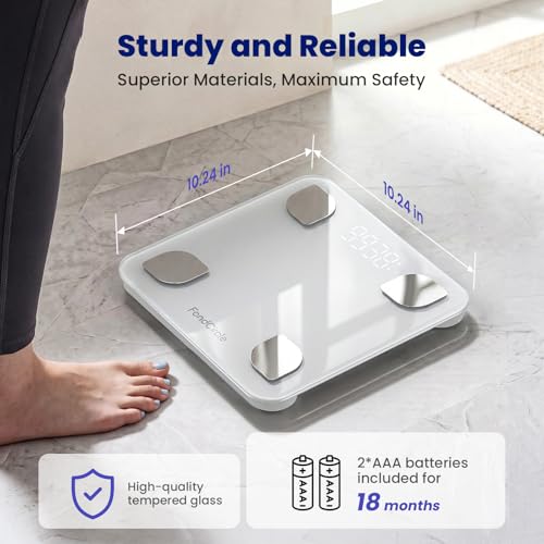 Digital Body Weight Scale with Body Composition Analysis - Bluetooth App Sync