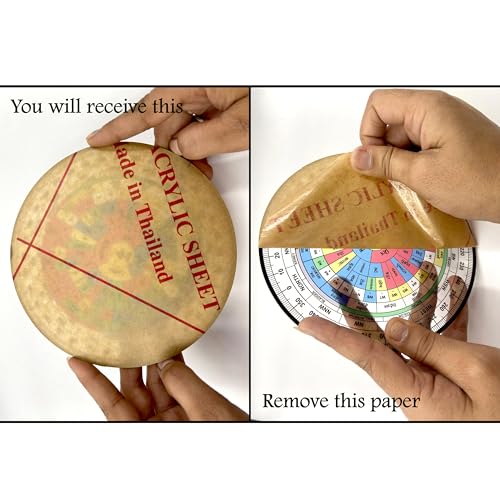 Acrylic Vastu Shakti Chakra 9-Inch for Energy Mapping and Zoning