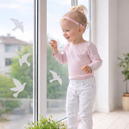 Anti-Collision Bird Stickers for Glass Windows and Doors