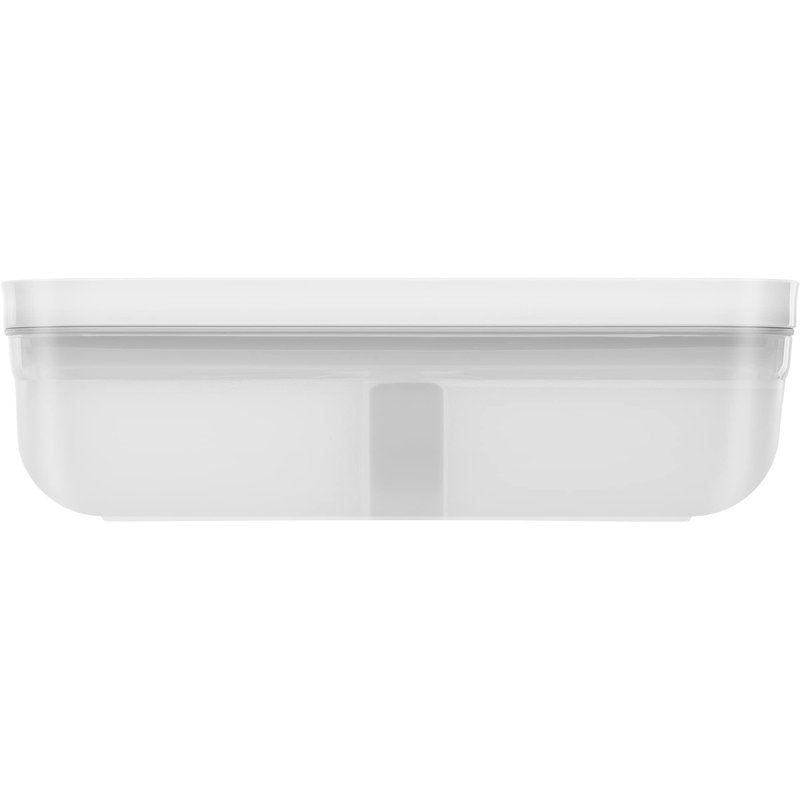 ZWILLING Fresh & Save Plastic Flat Lunch Box, Airtight Container, Meal Prep, BPA-Free, Grey, Semitransparent - Large