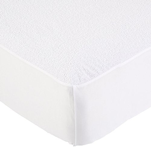 Amazon Basics Waterproof Mattress Protector - Full Size, 18 Inch Deep