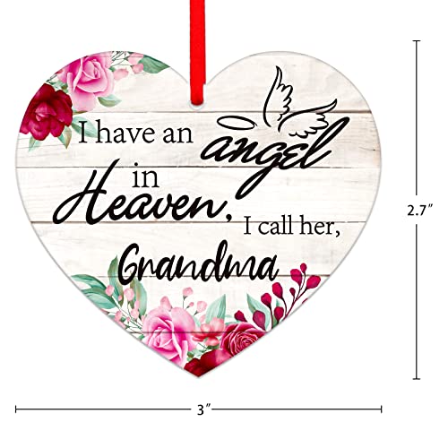 Memorial Ornament for Grandma - Angel in Heaven Keepsake, Christmas Gift