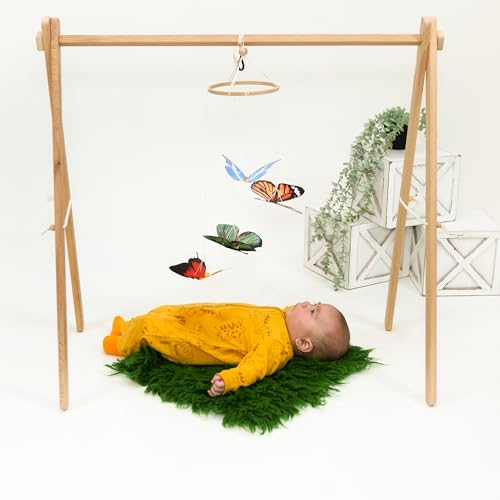 Handmade Butterfly Baby Mobile - Montessori Hanging Nursery Decor