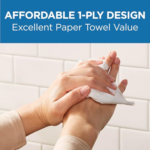 Commercial C-Fold Paper Towels, White, 10.1" x 12.7" - 10 Packs (2400 Count)
