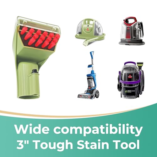3-Inch Tough Stain Brush Nozzle for Portable Carpet and Upholstery Cleaners