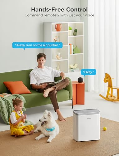 Smart Air Purifier for Large Rooms with App and Alexa Control