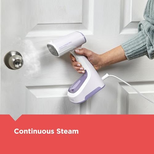 Foldable Handheld Garment Steamer with Lint Remover, 150ml Tank