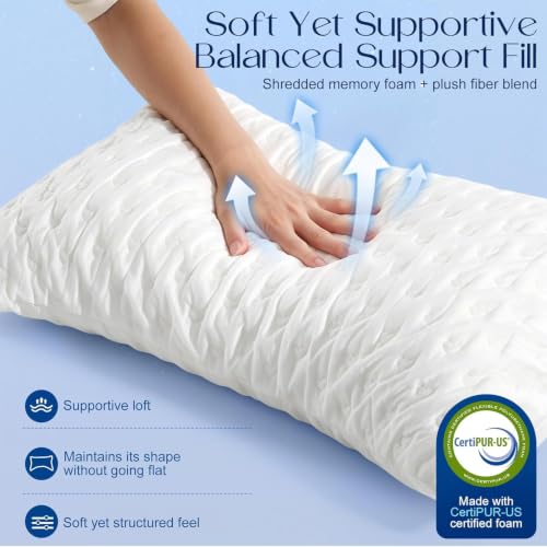 Adjustable Side Sleeper Pillow for Neck & Shoulder Comfort