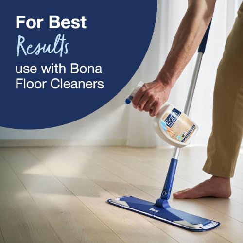 3-in-1 Multi-Surface Microfiber Mop - Telescoping Handle & Washable Pads