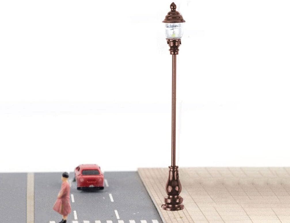 Skiennix 8-Piece Miniature Garden Light Set - Outdoor Dollhouse Decoration & Train Accessories