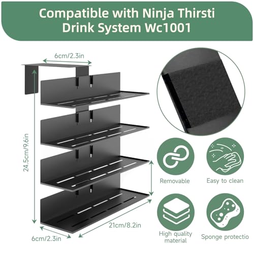20-Capacity Flavor Pod Storage Rack for Soda Maker, Metal Organizer