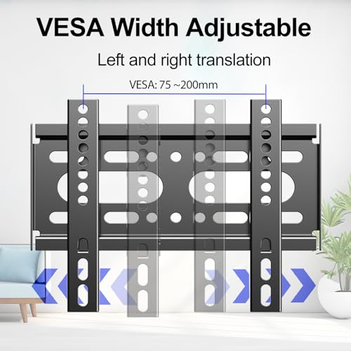 Fixed TV Wall Mount Bracket for 14-42 Inch Flat Screens & Monitors