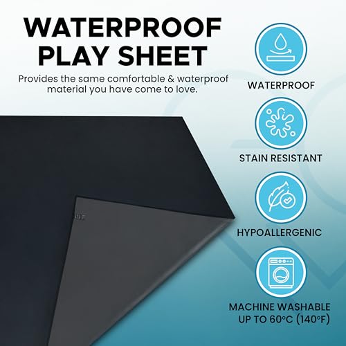 Waterproof Flat Sheet 79x79 Inch, Oil-Proof Massage Table & Bed Throw