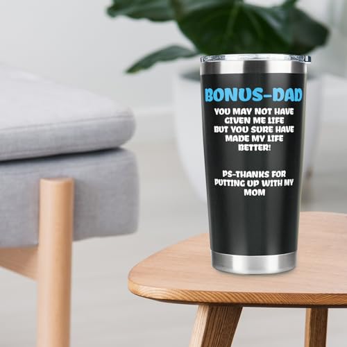 Fatbaby Bonus Dad 20oz Tumbler - Funny You May Not Have Given Me Life Gift Cup