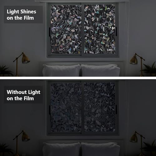 Blackout Window Privacy Film with Installation Kit - 17.5" x 78.7"