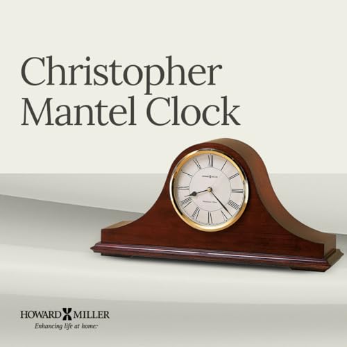 Hardwood Mantel Clock with Westminster Chime and Quartz Movement