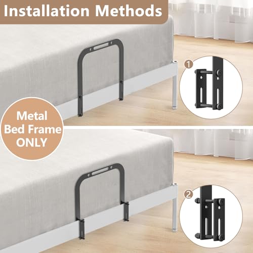 Extra Tall Mattress Slide Stopper for Metal Bed Frames, 2 Pack