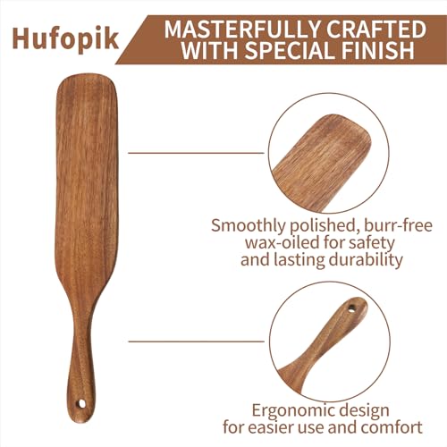 Mattress Lifter Tool for Easy Bed Making - Teak Wood Sheet Tucker
