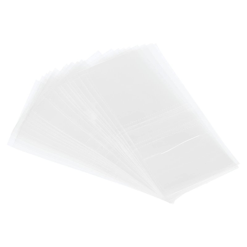 PATIKIL 69x35mm Perforated Shrink Bands, 250 Pack PVC Heat Shrink Wrap Band Fits Cap Diameter 1.54 to 1.65 Inch for Jars Cans, Clear