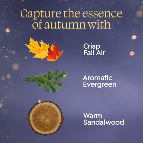 Plug-In Scented Oil Air Freshener Refills, Fall Night Long (5 Pack, 3.35 fl oz)